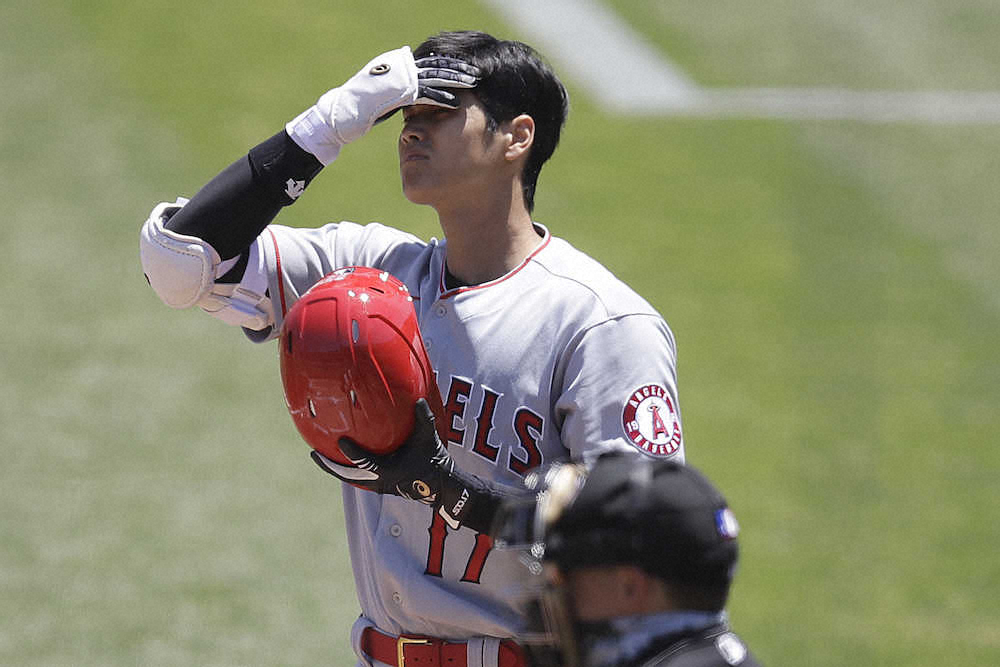 【画像・写真】どうした、大谷　メジャー初の登板翌日“打者出場”も振るわず3三振