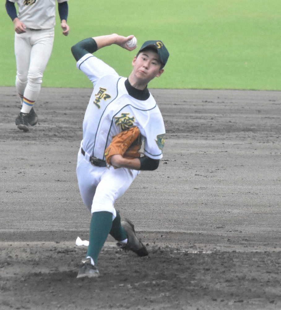 【画像・写真】聖徳学園・松崎　初回12失点KO「自分の力がなかった」志願の中1日マウンド