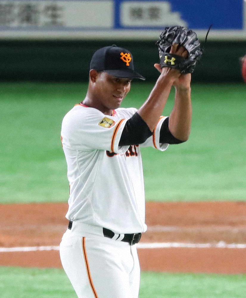 【画像・写真】巨人・メルセデス　自己最多タイ3連勝スルリ…6回まで2安打投球も7回逆転許す