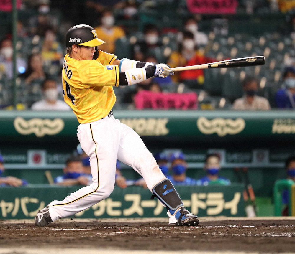 【画像・写真】阪神　21イニングぶりの得点は梅野の一発！　貴重な先制3ラン