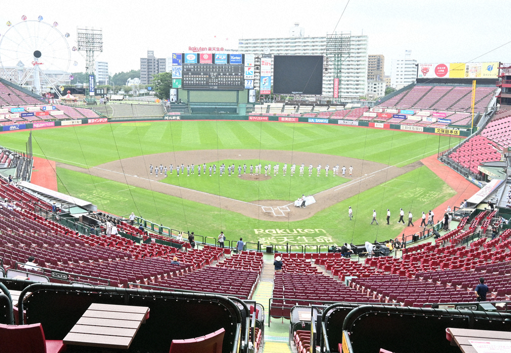 【画像・写真】仙台育英が夏の宮城大会4連覇　最速143キロ左腕・向坂は6回零封