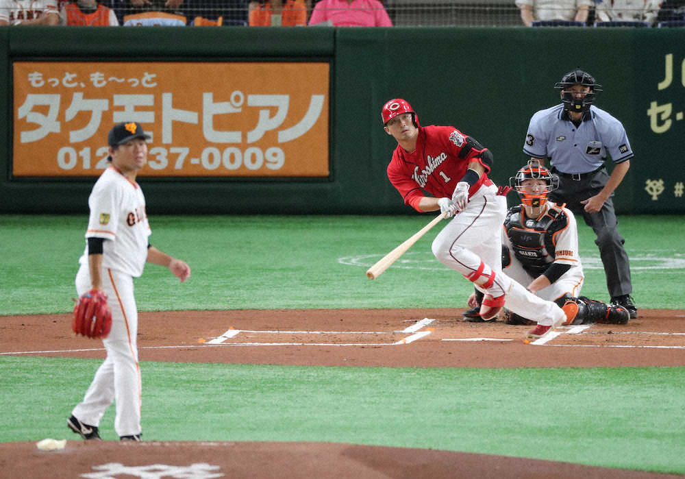 【画像・写真】広島「新3・4番」で先制　長野二塁打に誠也続いた「チャンスで上手く対応できた」