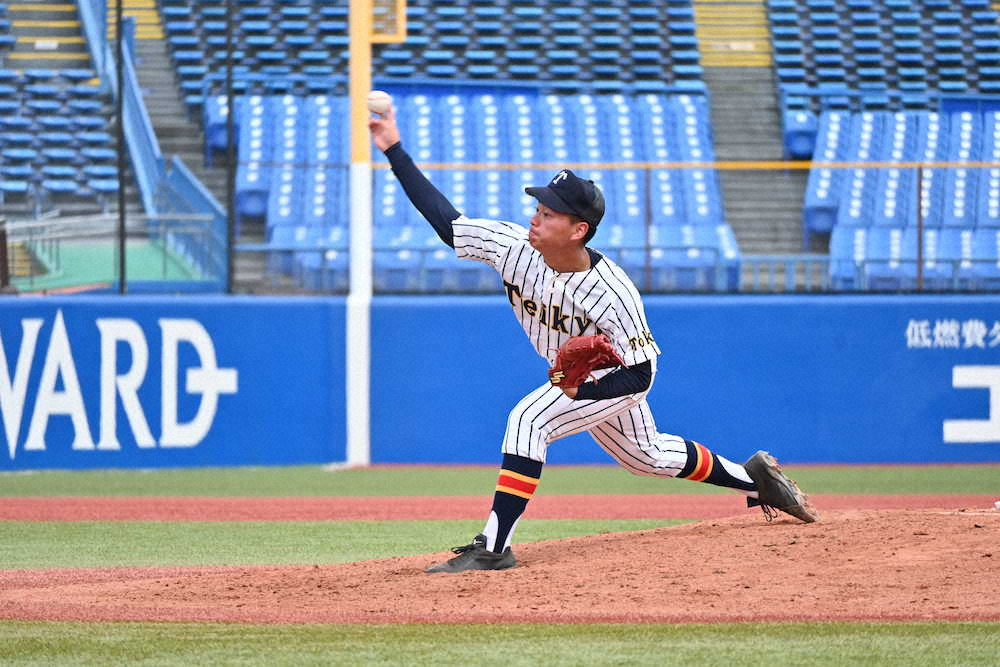 【画像・写真】帝京　8強進出一番乗り！武者6回途中無失点＆柳沼、田代で完封リレー