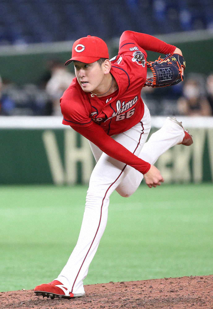 【画像・写真】広島・遠藤「いままで味わったことのない感じ」投壊救うプロ初完投勝利