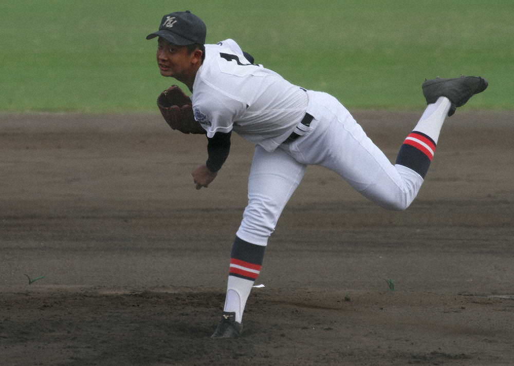 【画像・写真】関大第一2年生左腕・鷲尾　連投何の2失点完投　次は履正社戦「持ち味の真っすぐで打ち取りたい」
