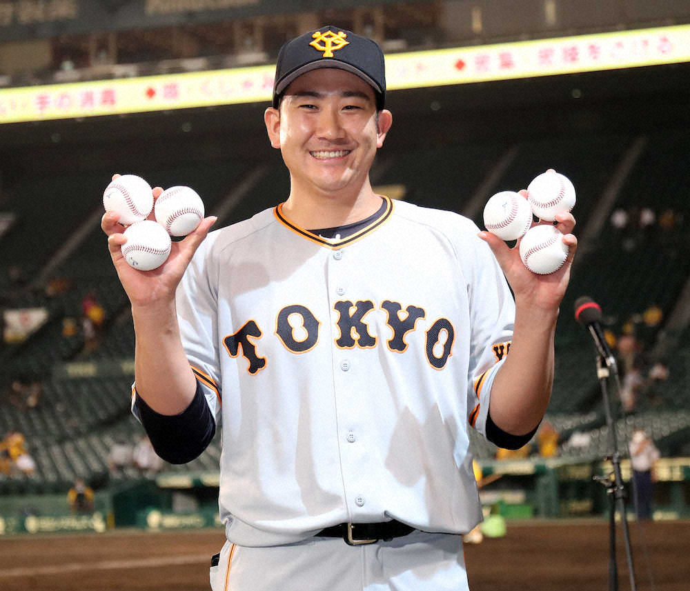 【画像・写真】巨人・菅野「痛いです！」打球当たるも7回2失点で無傷6連勝に「自分一人では達成できない記録」