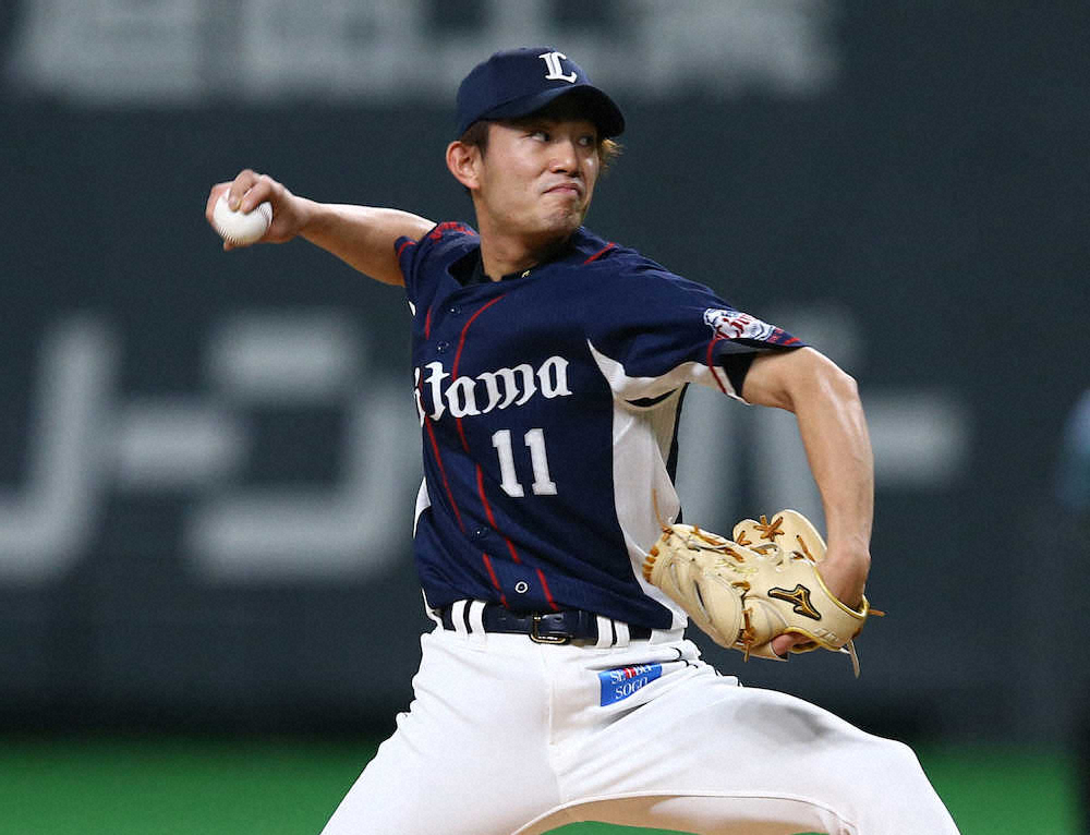 【画像・写真】＜日・西＞6回1死満塁、打者・中田の時に登板した今井（撮影・高橋茂夫）