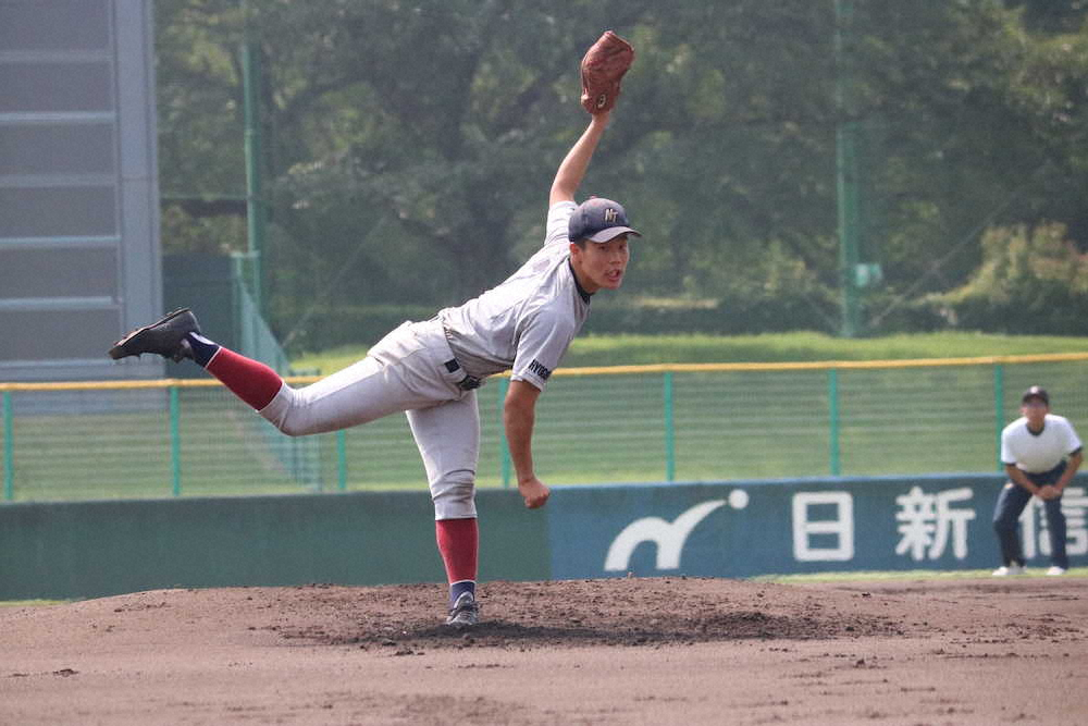 【画像・写真】西脇工・桑形　8回途中3失点粘投　5回戦進出＆エース東田の負担軽減に貢献