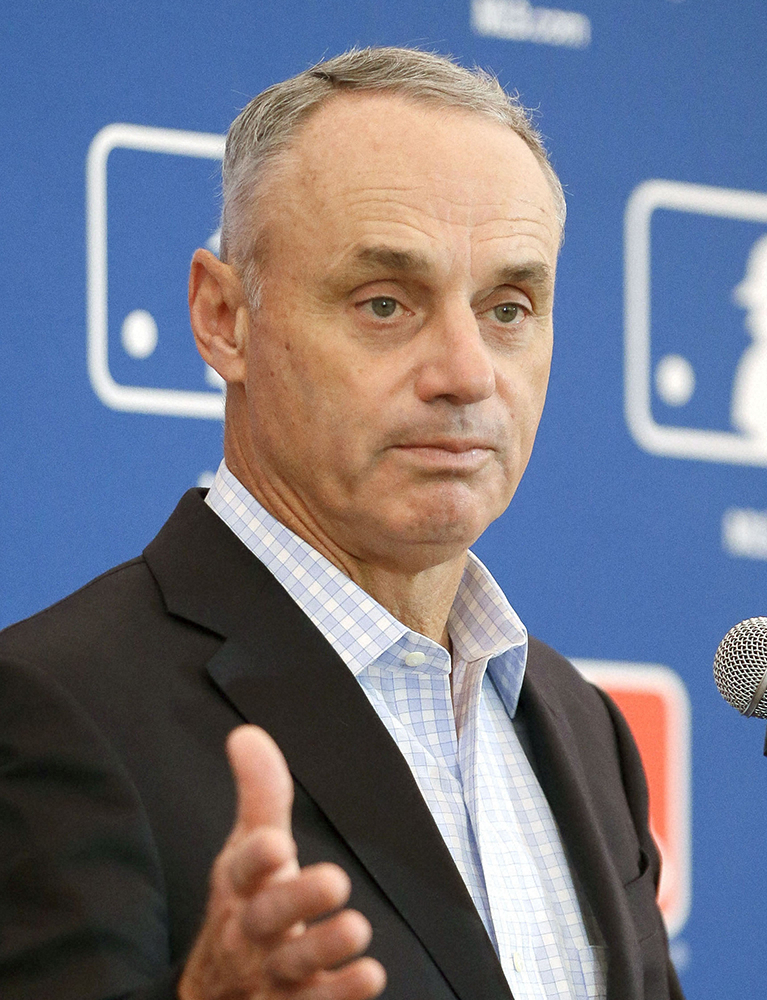 【画像・写真】MLBコミッショナー　コロナ対策“成果あり”を強調「全員警戒が鍵」