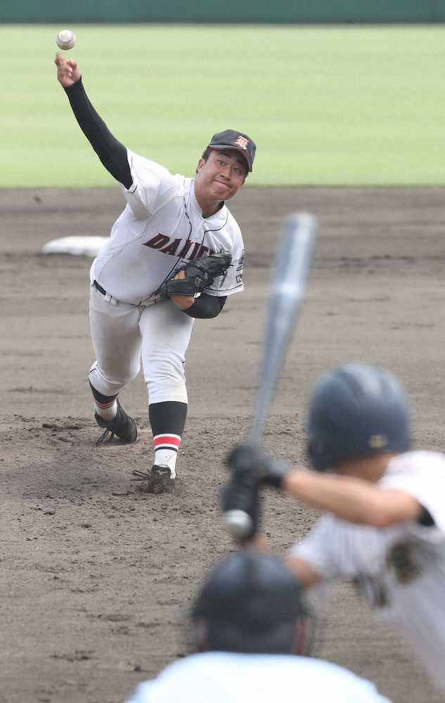 【画像・写真】神戸第一・駒井、自責点0で劇勝貢献　明石商撃破に「夢のような時間」