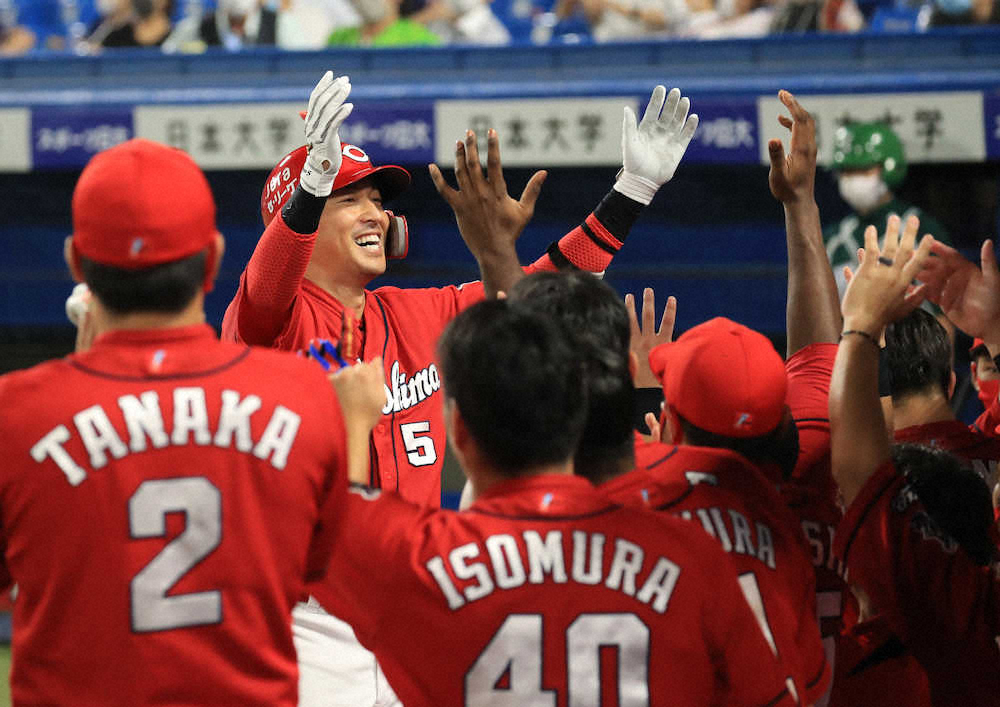 【画像・写真】広島・長野　自己最長に並ぶ5戦連続マルチ安打　連勝3でストップも頼れる3番だ！