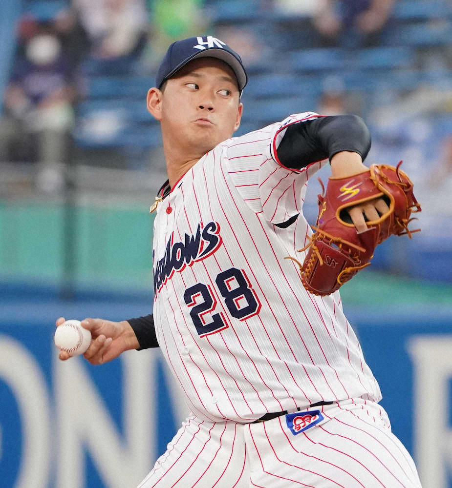 【画像・写真】ヤクルトのドラ2・吉田喜　プロ最長6回2失点の好投!初勝利の権利持ち降板