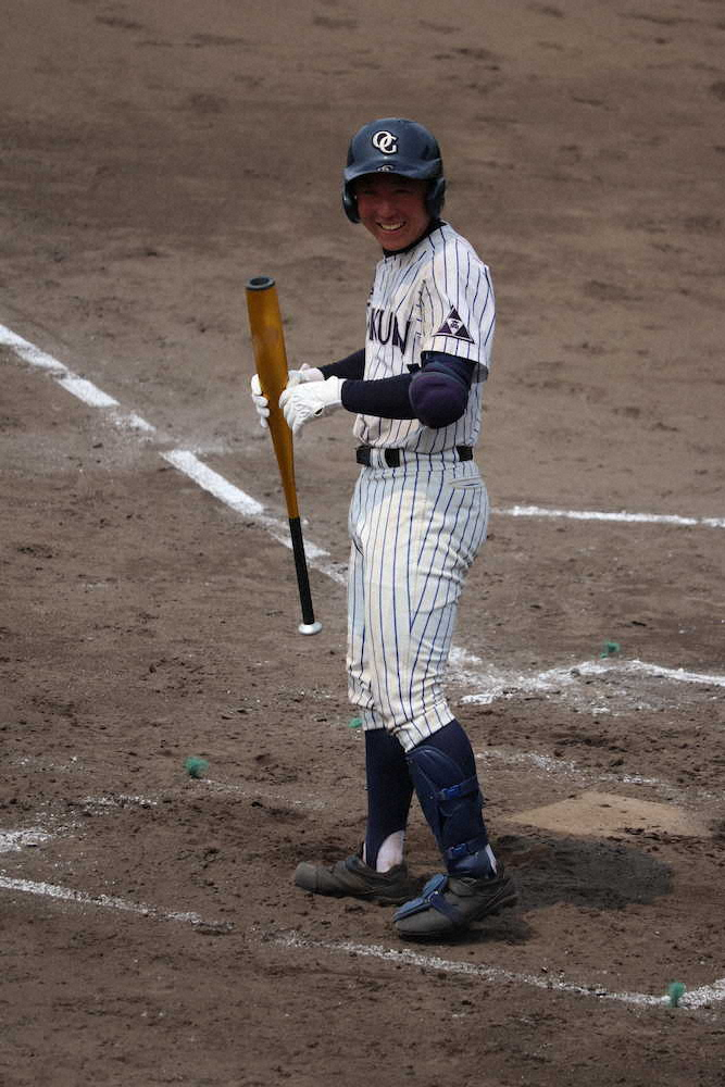 【画像・写真】大院大高・和田　笑顔絶やさぬ元気印、好リードと3安打でチームけん引