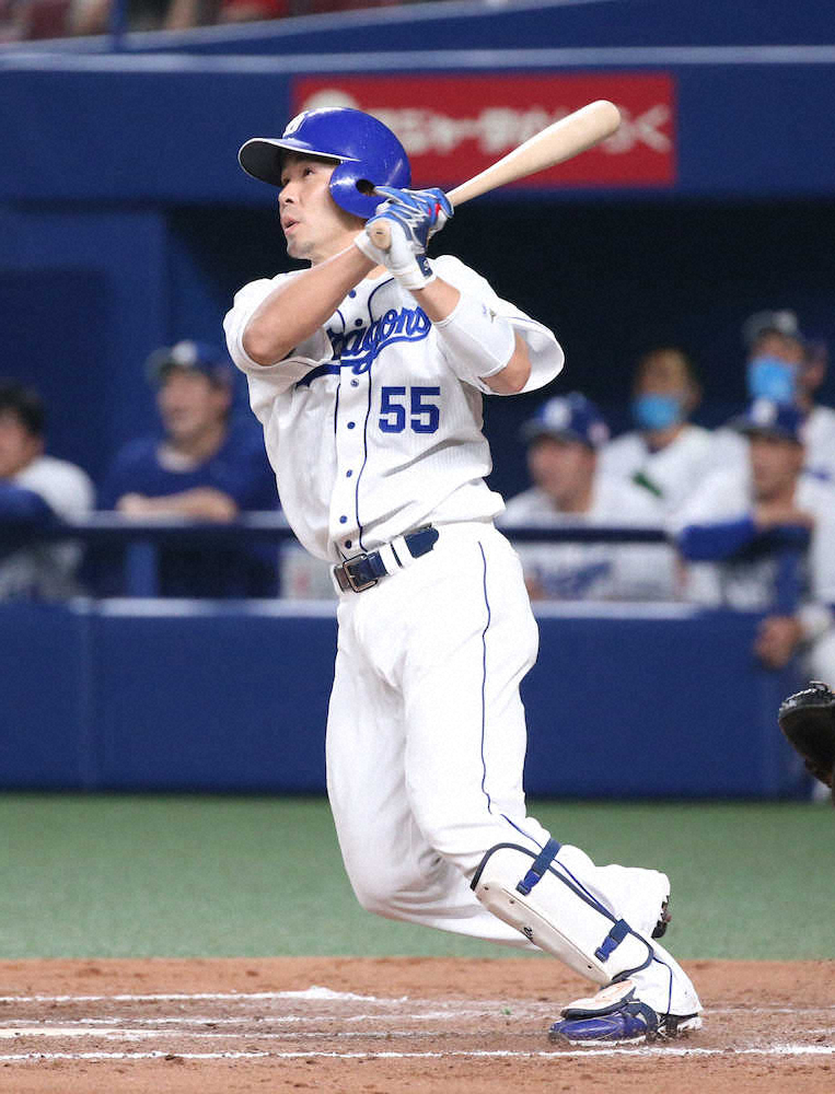 【画像・写真】中日・福田　首位叩きの決勝3ラン「やっぱりホームランは気持ちいい」　母校の後輩にも金言“一発”