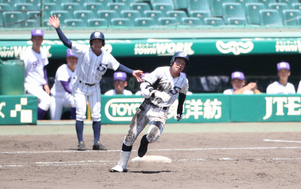 【画像・写真】広島新庄、昨秋近畿王者・天理に逆転勝ち　2年・大可3安打2打点　一進一退の攻防制す　