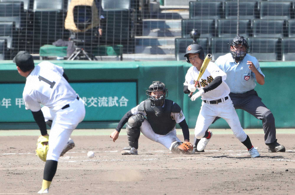 【画像・写真】創成館・背番20岩崎　代打で出場「Hランプに感動」　三塁コーチャーでも活躍「準備と分析をしてきた」