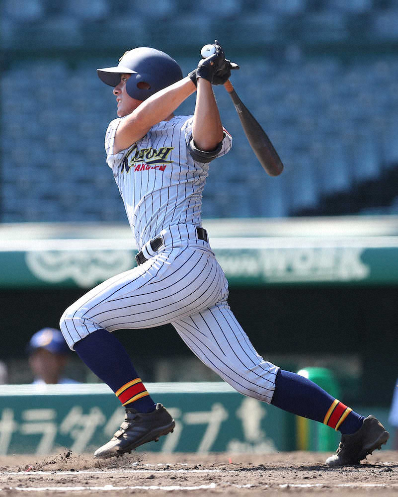 【画像・写真】加藤学園、初の甲子園で快勝！エース肥沼1失点完投　杉山ランニング弾でトドメ