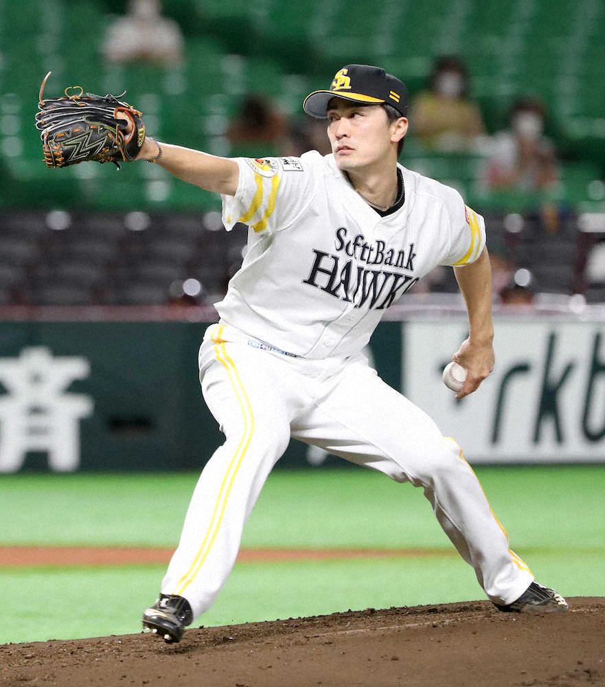 【画像・写真】＜ソ・オ＞7回途中、無失点で降板した和田（撮影・中村　達也）