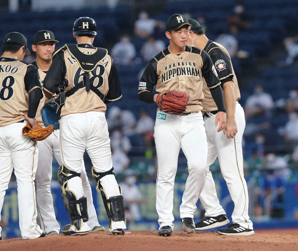 【画像・写真】日本ハム先発・北浦　1回持たず、5失点KO「申し訳ない」チームは勝率5割逆戻り