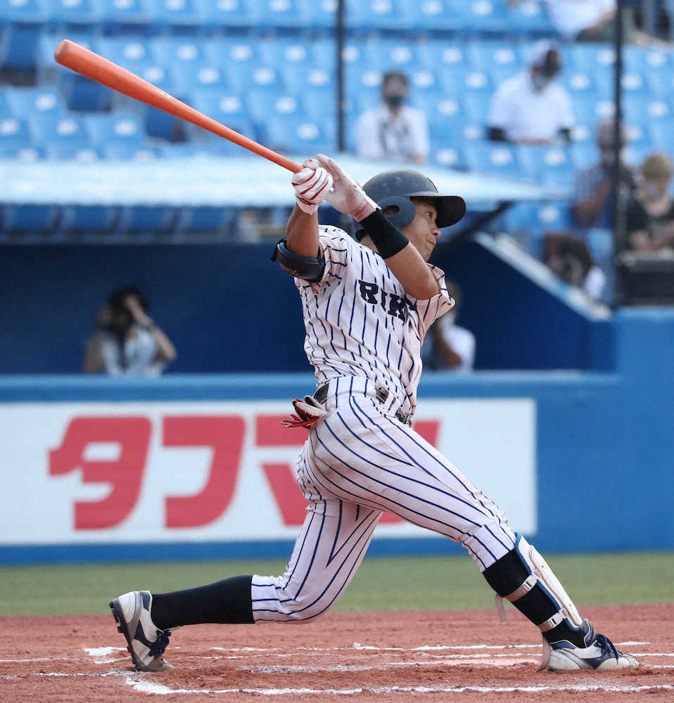 【画像・写真】立大　恐怖の7番だ！！冨永爆発6打点「素直にうれしい」