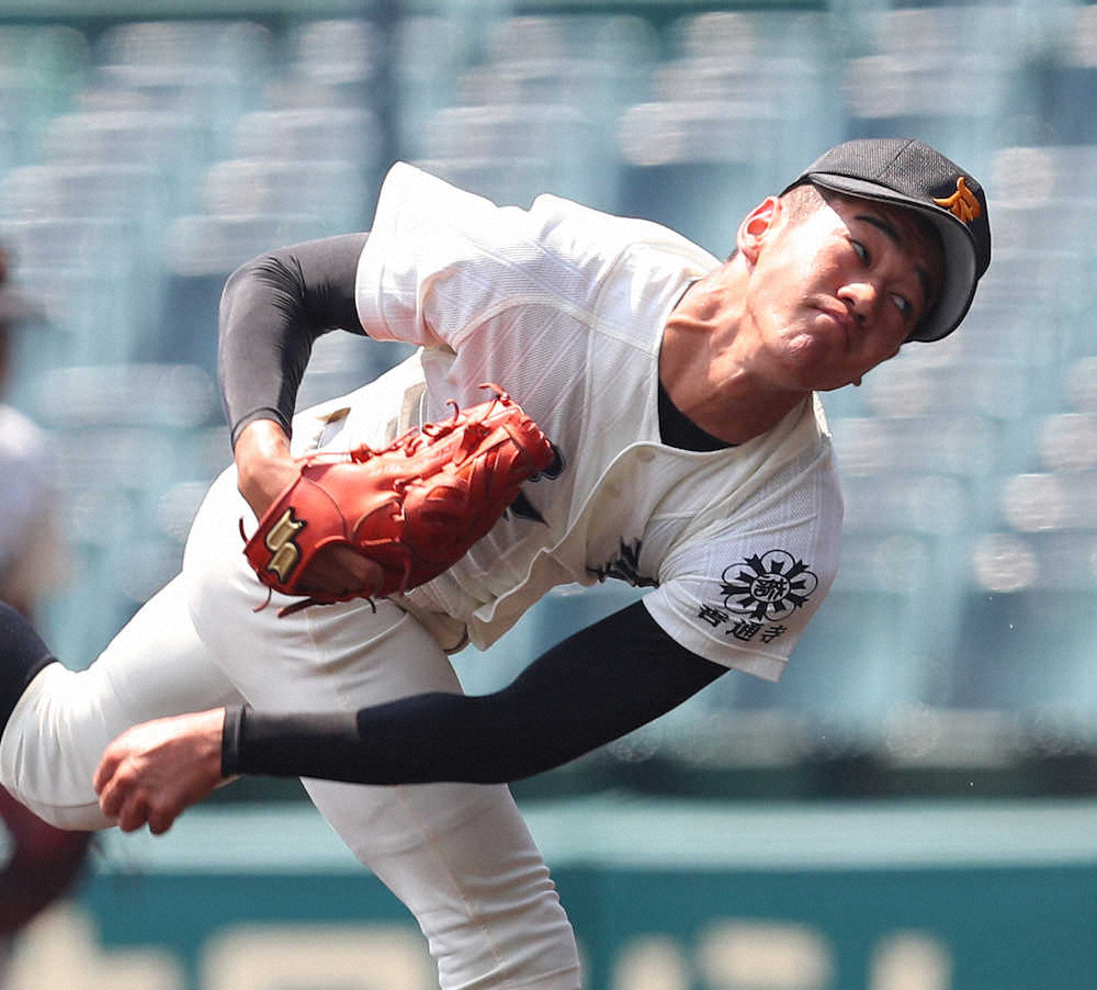 【画像・写真】尽誠学園、智弁和歌山に快勝　13安打8得点　3投手の盤石リレー