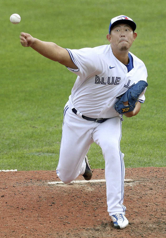 【画像・写真】ブルージェイズ・山口　好救援　3戦連続無失点