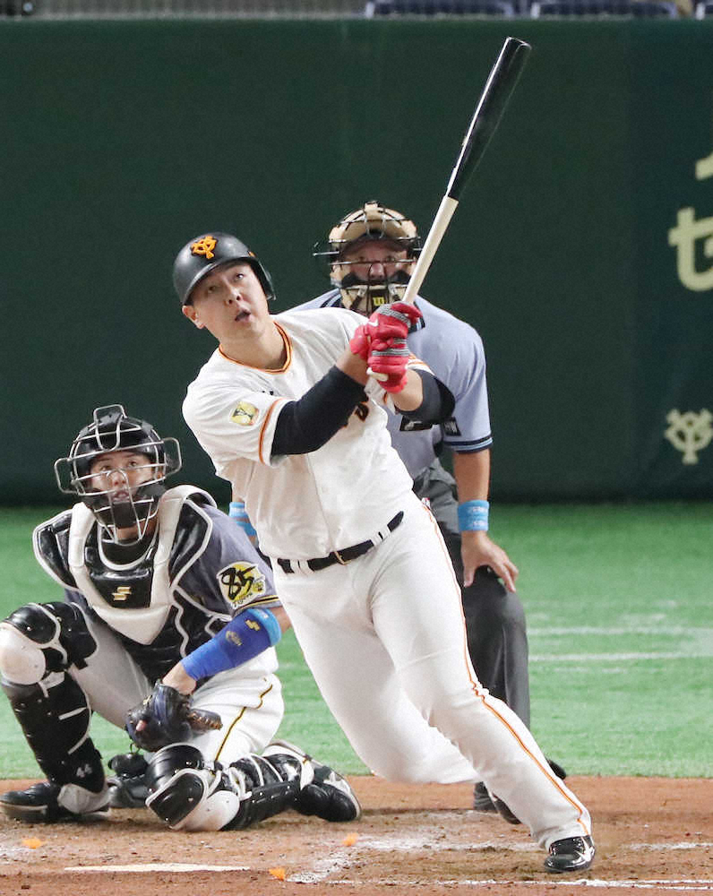 【画像・写真】巨人・岡本　17号＆43打点で2冠！リーグ単独トップ8度目勝利打点