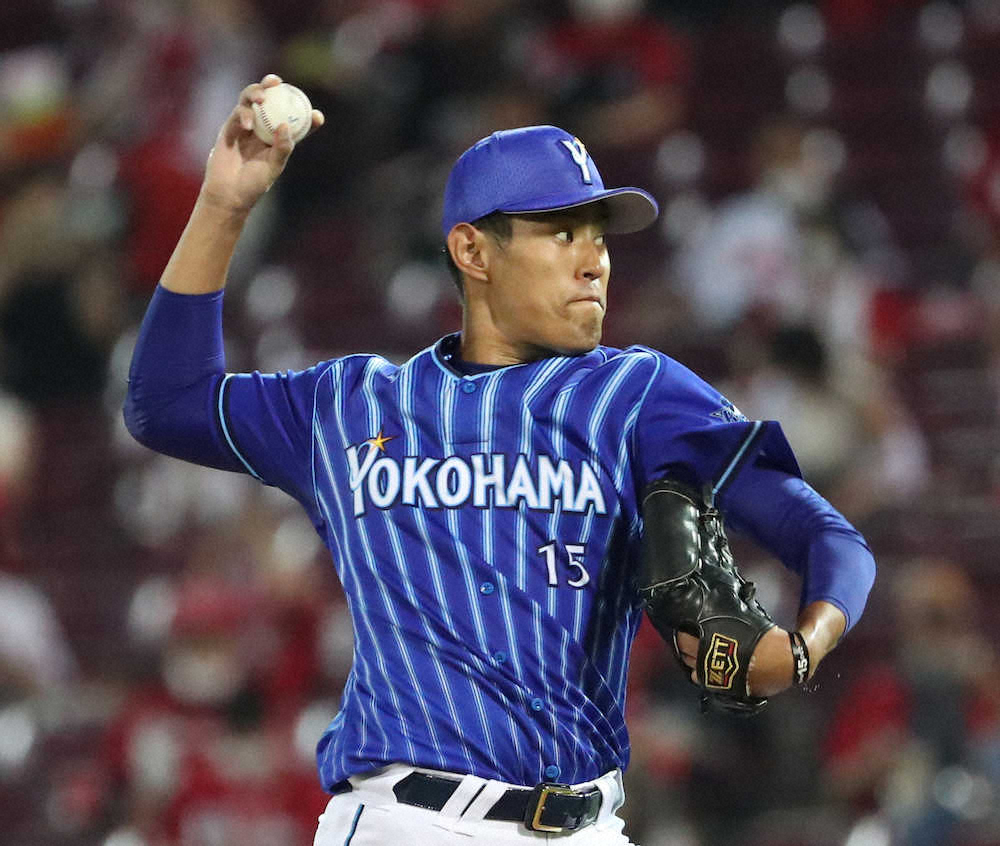 【画像・写真】DeNA・井納＆嶺井の「変わった者同士」バッテリーで広島幻惑