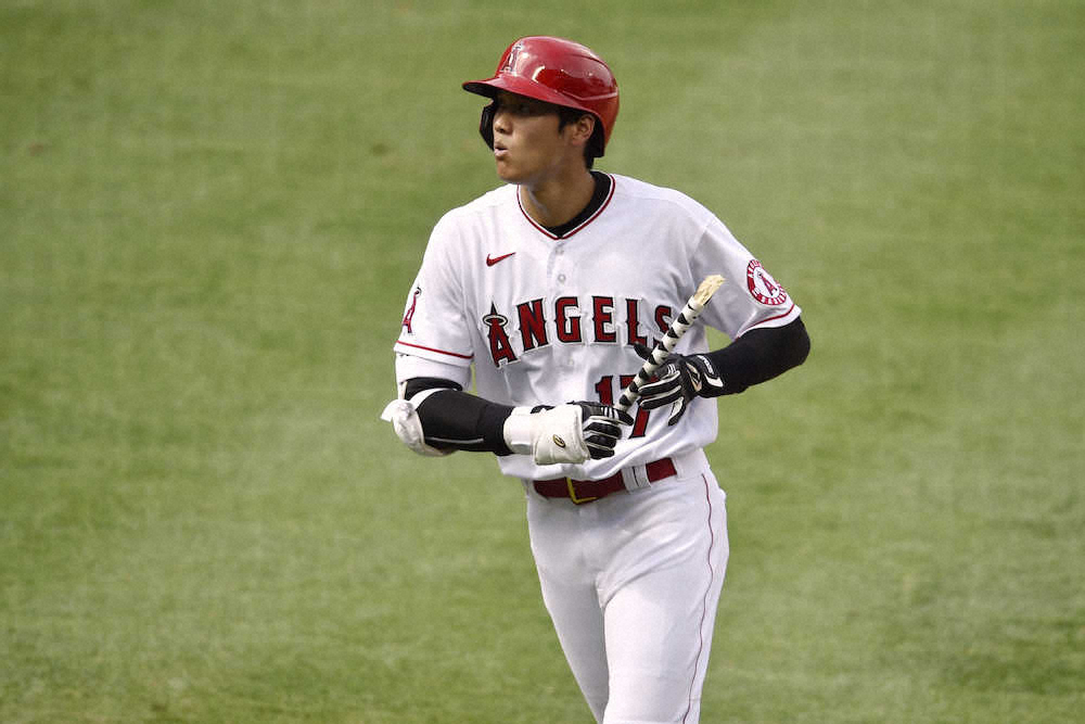 【画像・写真】エンゼルス・大谷　先発復帰も4の0…打率1割台逆戻り