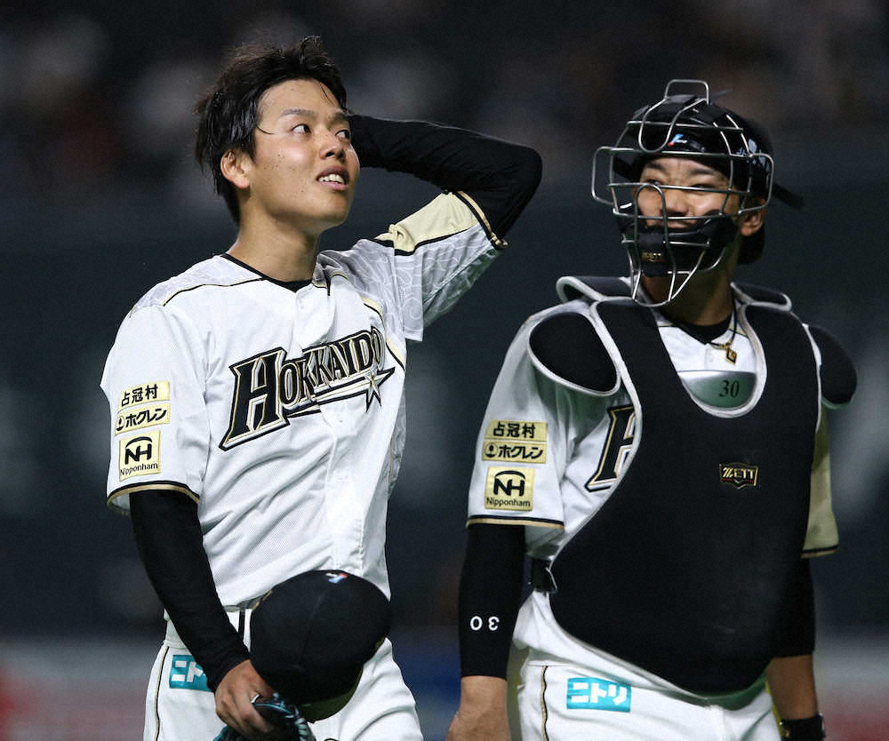 【画像・写真】日本ハム・杉浦　今季最短3回6失点KO…チーム勝率5割に逆戻り