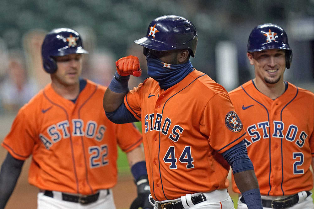 【画像・写真】ア・リーグの新人王が今季絶望　アストロズのアルバレスが右膝を手術へ　今季は2試合のみ