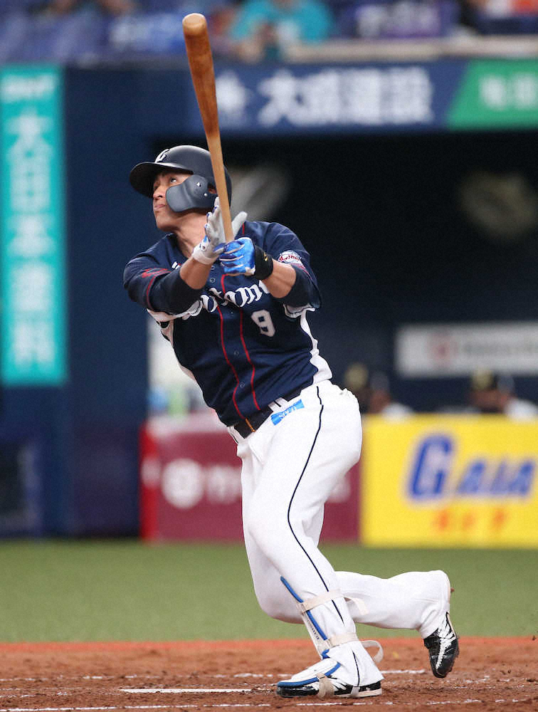 【画像・写真】西武・木村　今季初1番で130メートル同点弾「今までで一番かも」