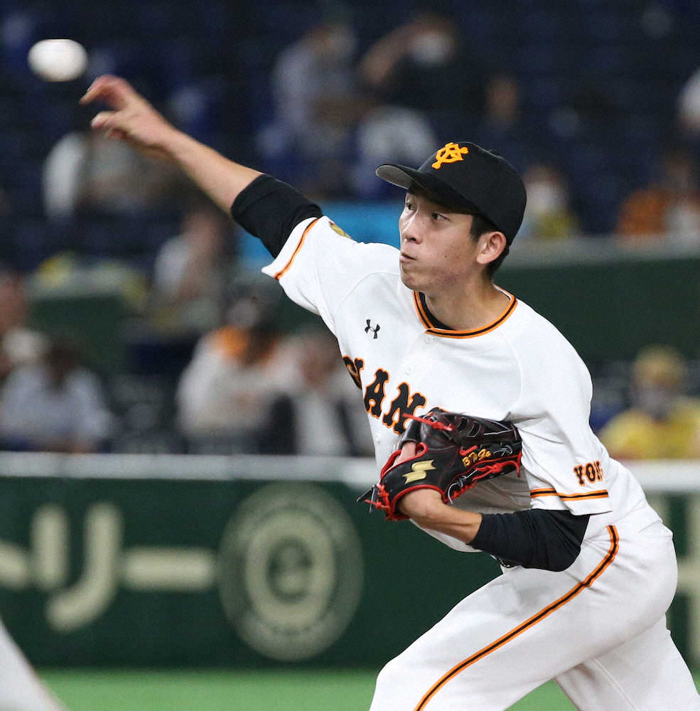 【画像・写真】巨人が30勝一番乗り！戸郷7回途中11K零封6勝目、坂本が全2打点　阪神は泥沼36回連続無得点