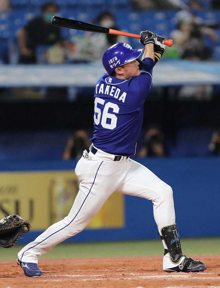 【画像・写真】中日・武田が今季初打点　最終回に意地の犠飛「つなぐ意識で打席に立った」