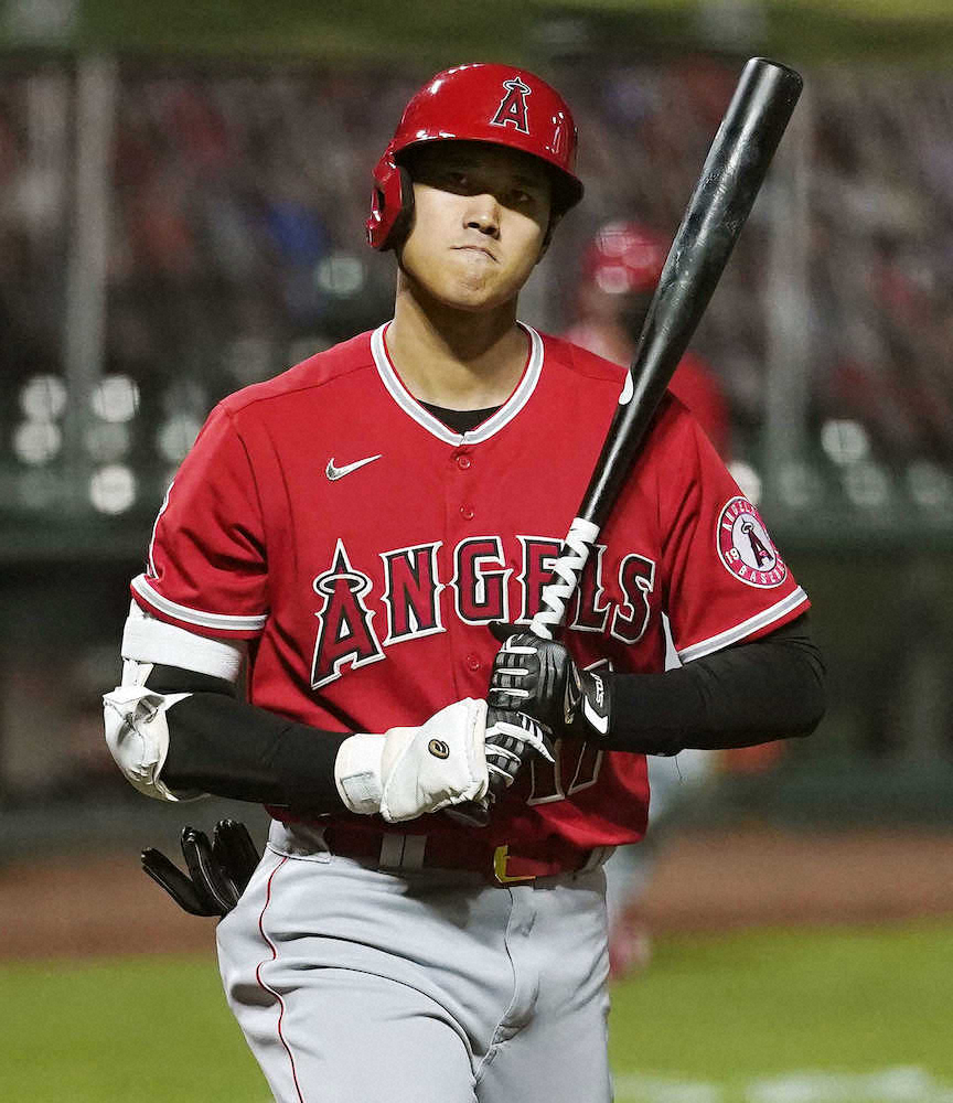 【画像・写真】大谷翔平　自己ワースト更新の16打席連続無安打…5打数無安打で打率・171、チームは3連敗で借金10