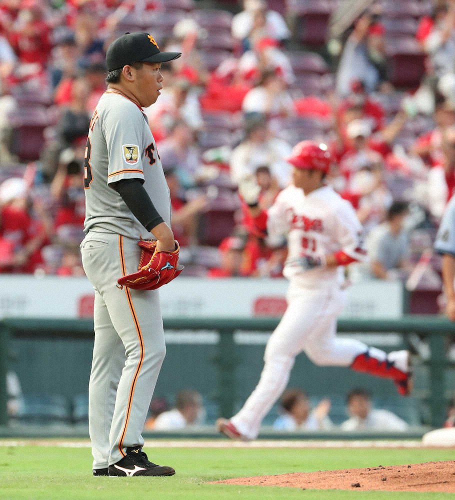 【画像・写真】巨人・田口が初回に3ラン被弾で5失点　6回6失点で降板「初回が全てです」
