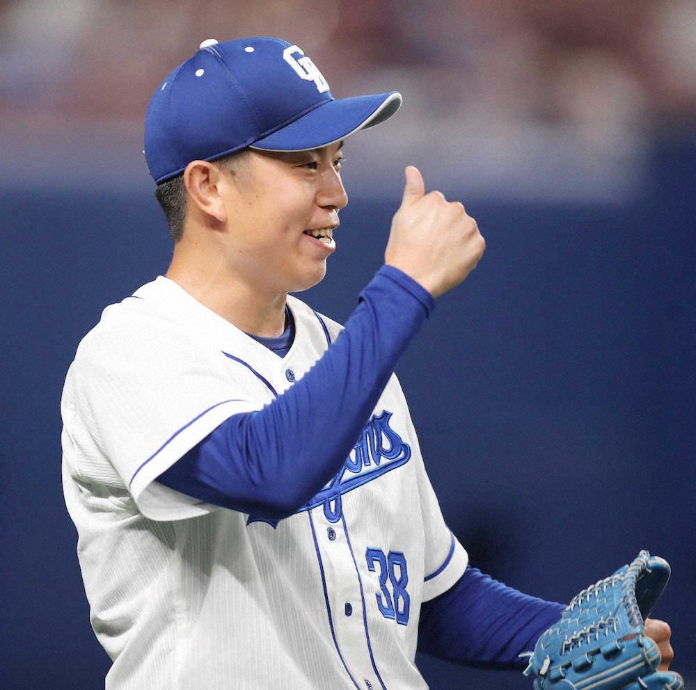 【画像・写真】中日3位再浮上　松葉7回1失点好投で勝利貢献　「我慢比べ」から遠藤が8回V犠飛！