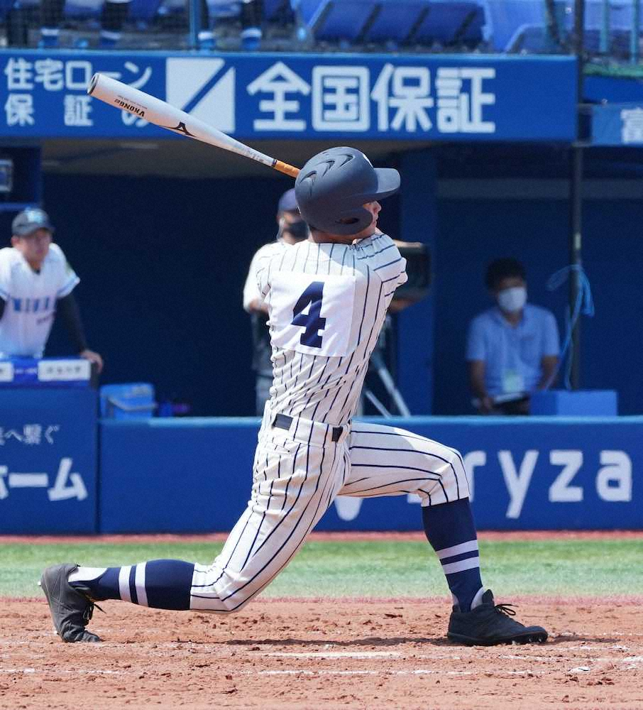 【画像・写真】東海大相模の4番・加藤が逆転2ラン　甲子園交流試合の反省を生かす