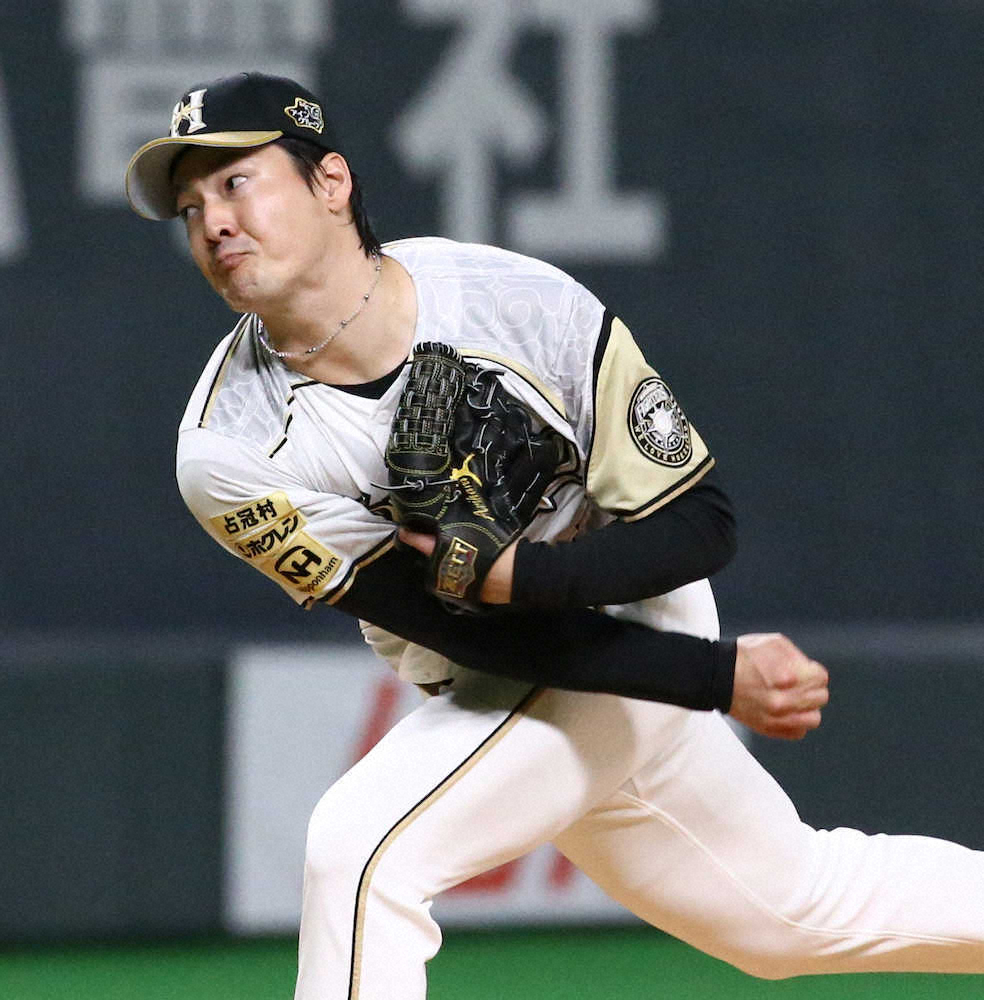 【画像・写真】日本ハム・有原、プロ自己最速タイ155キロ圧巻投！　「必死だった」6回ピンチでギアMAX