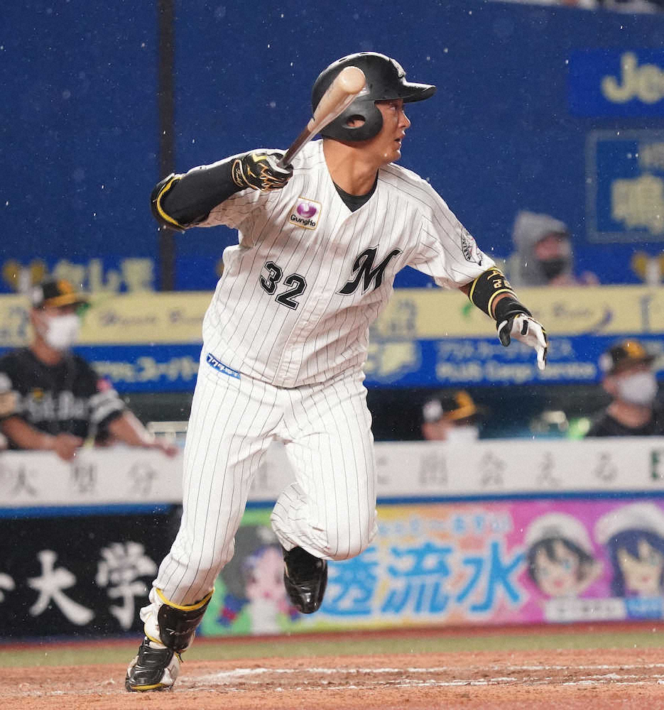 【画像・写真】ロッテドラ2佐藤　積極性が生んだ同点打　ゾーン決めて「コンパクトに振ろうと」