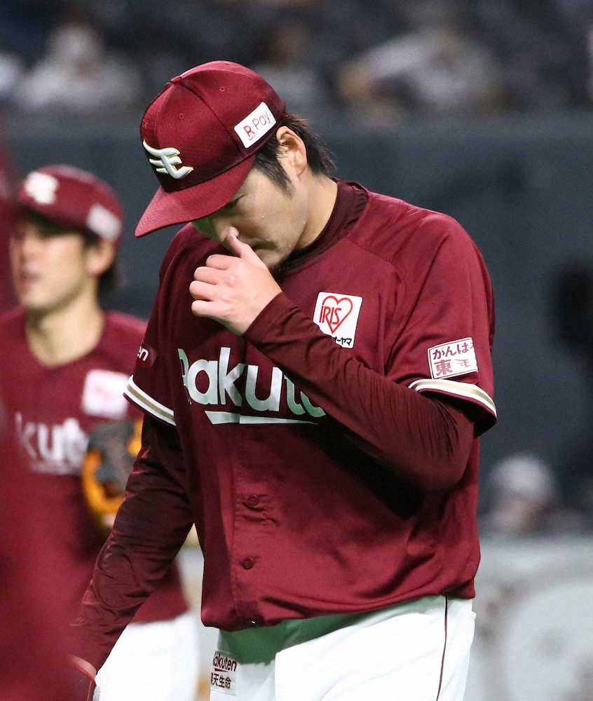 【画像・写真】＜日・楽＞初回に3失点の楽天・塩見（撮影・高橋茂夫）