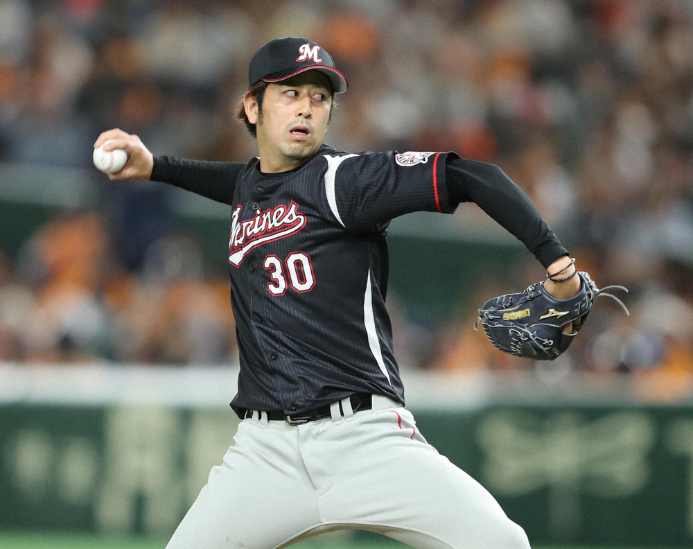 【画像・写真】ロッテ　大嶺と支配下契約「スピードが戻ってきているという手ごたえ」