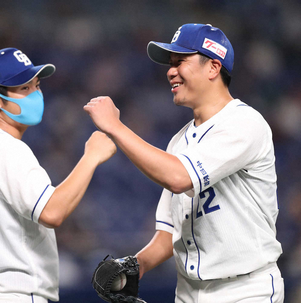 【画像・写真】中日　大野雄快投で借金完済あと1！与田監督最大級の賛辞「まさしくこれがエース」