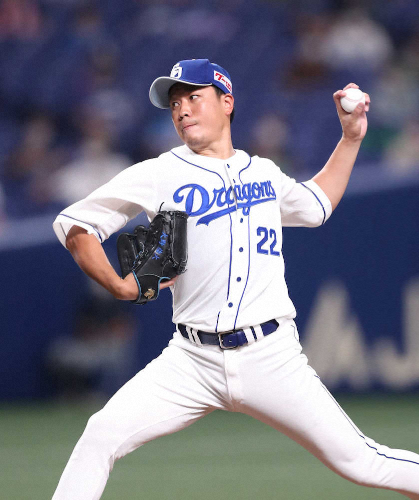 【画像・写真】中日・大野雄「ドラゴンズはこんなもんじゃない」　完封で4戦連続完投勝利　8月貯金6の逆襲をけん引