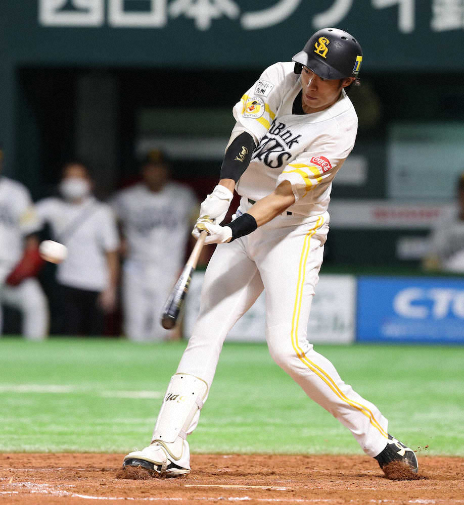 【画像・写真】ソフトバンク3連勝で堅首　千賀7回零封5勝目、柳田V犠飛　オリックスは中嶋新体制初黒星