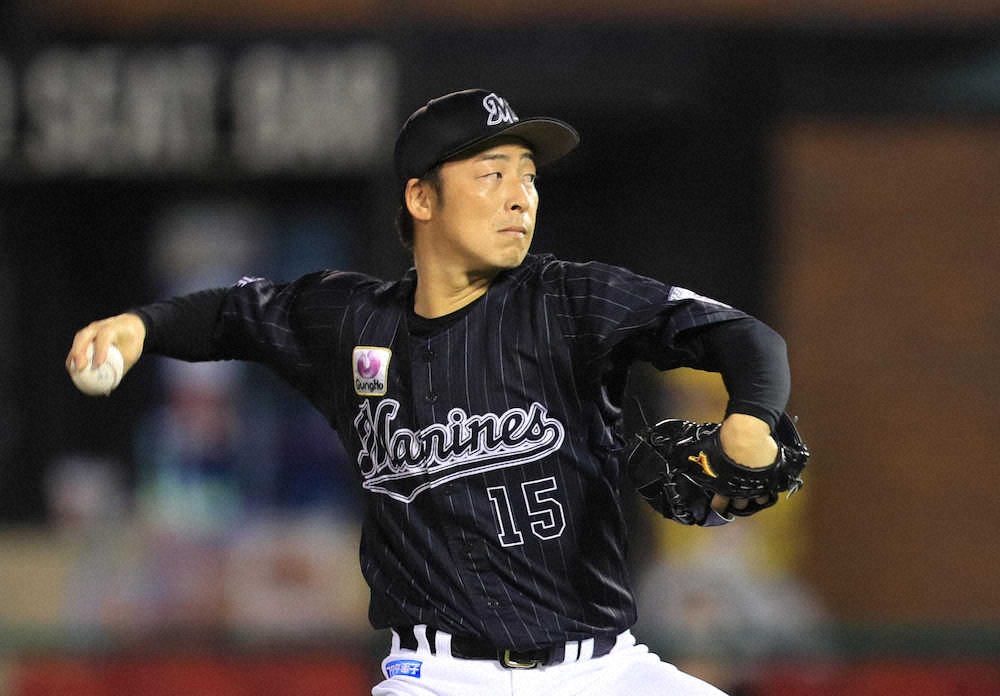 【画像・写真】ロッテ・美馬　古巣相手に3度目の先発で初勝利　楽天は「いやー、強い。それに尽きます」