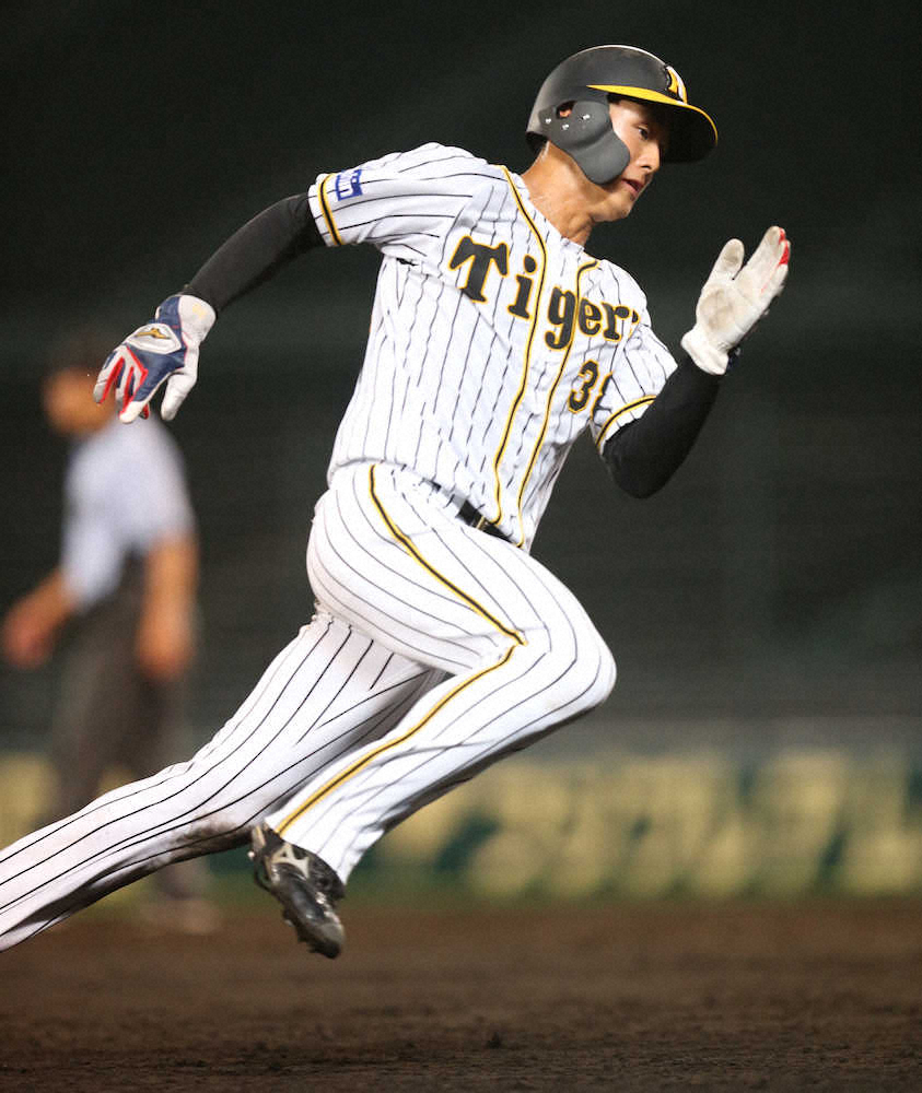 【画像・写真】阪神・小幡　待望のプロ初安打　延岡学園出身の19歳