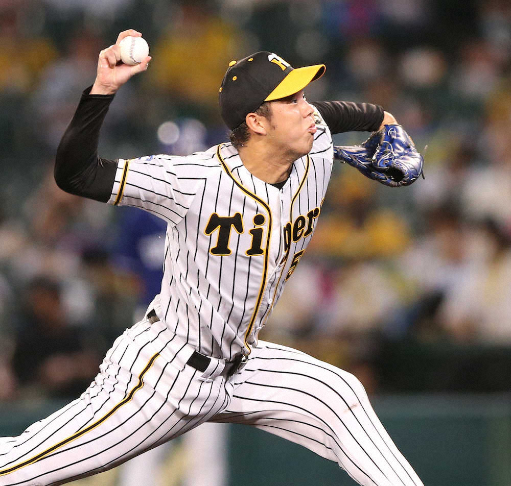 【画像・写真】阪神・青柳　7回2失点　6勝目の権利ゲット