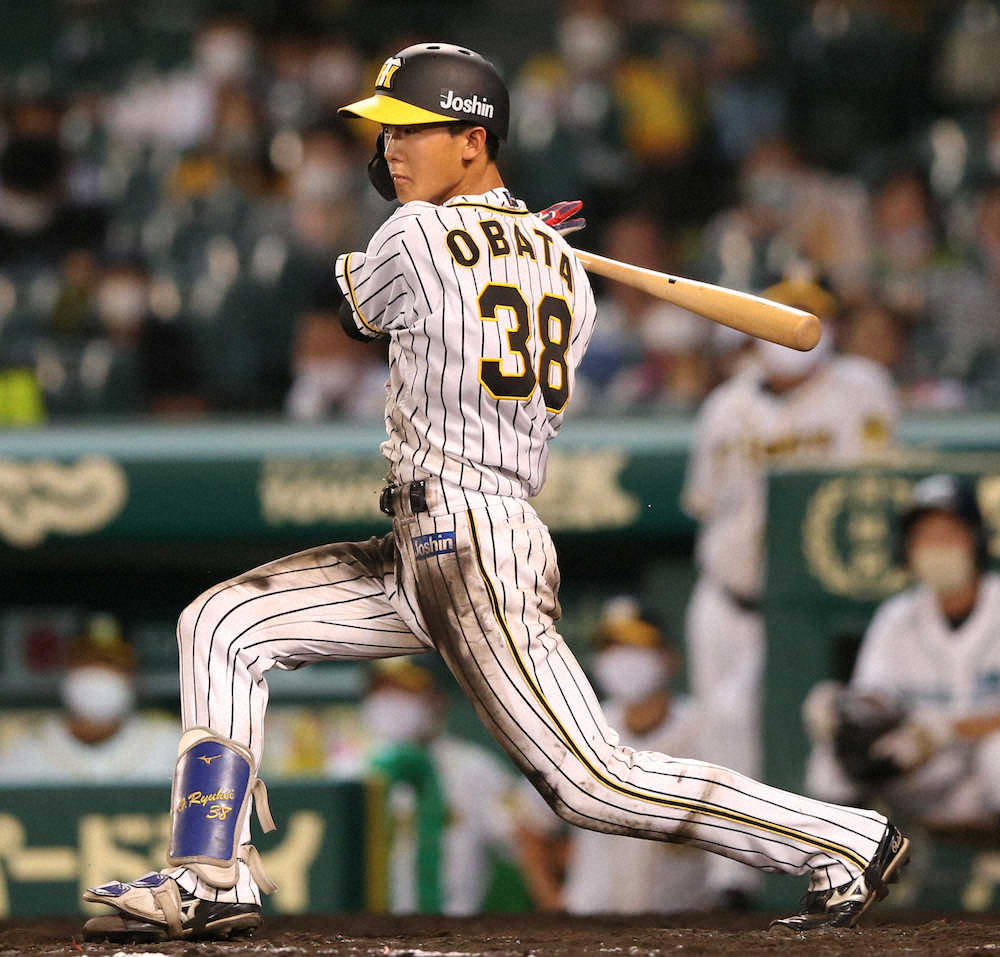 【画像・写真】阪神・小幡「素直に嬉しい」　プロ初安打含む2安打　「根尾世代が変わるように」