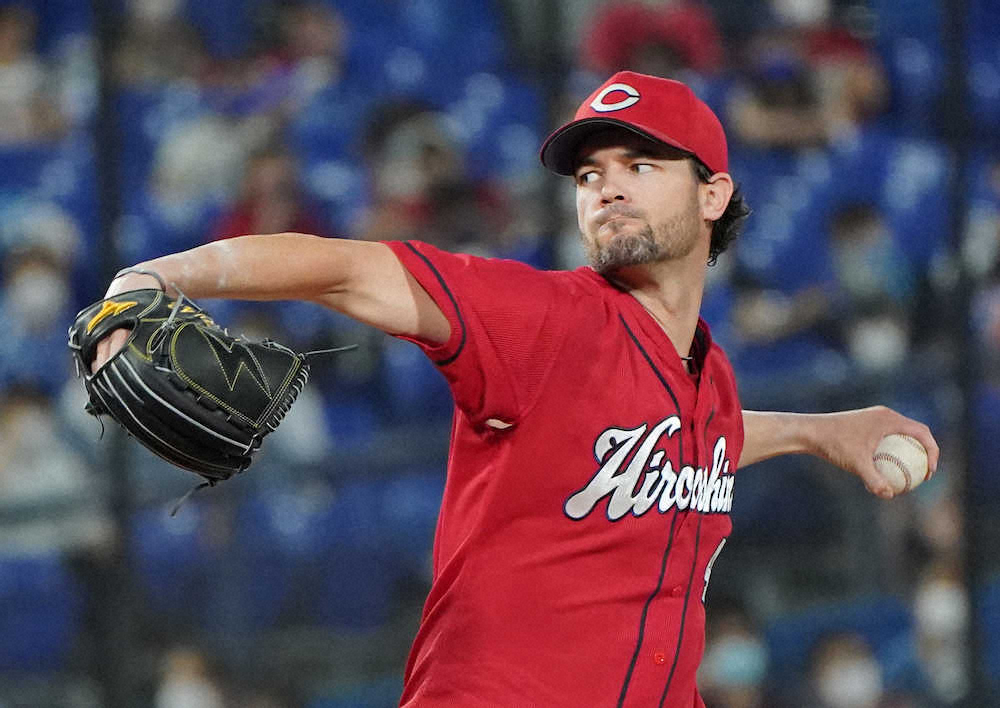 【画像・写真】広島　K・ジョンソン　9戦未勝利も状態上向き　佐々岡監督「ボールの力はあった」